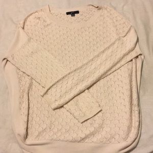 Lightweight cream sweater